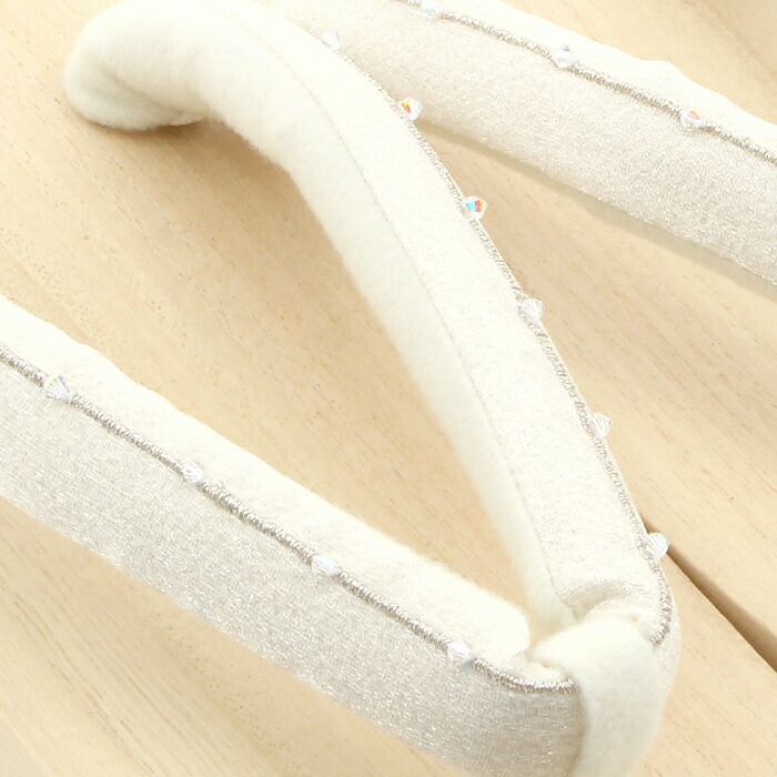 下駄レディース浴衣用ゆかた用白木台ピンクホワイトブルーグレーシルバーラインビーズつばめプリントフリーサイズLサイズ全3色桐下駄女性女性用げた軽いビーズ鼻緒かわいいフェミニン残暑