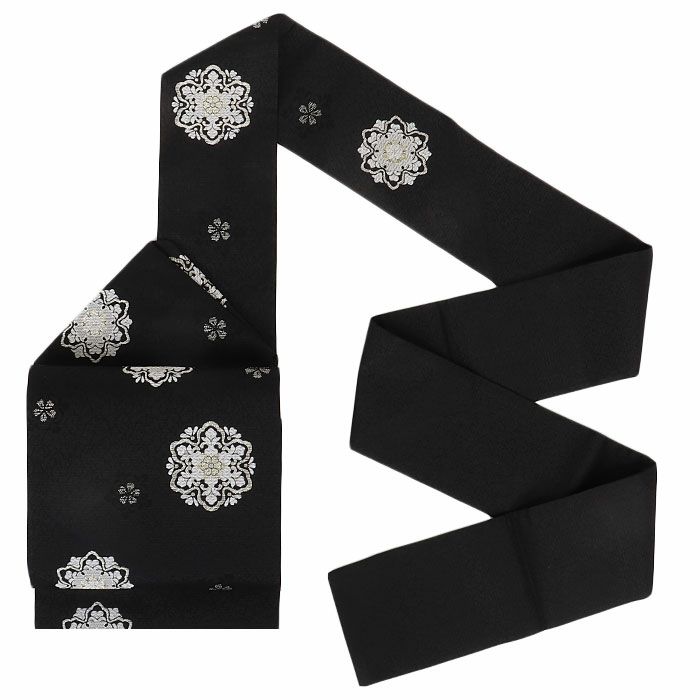 小紋紬色無地御召などのお着物にすぐ使えるお仕立て上がり九寸名古屋帯。春秋冬袷単衣の時期のお着物のお締めいただけます。