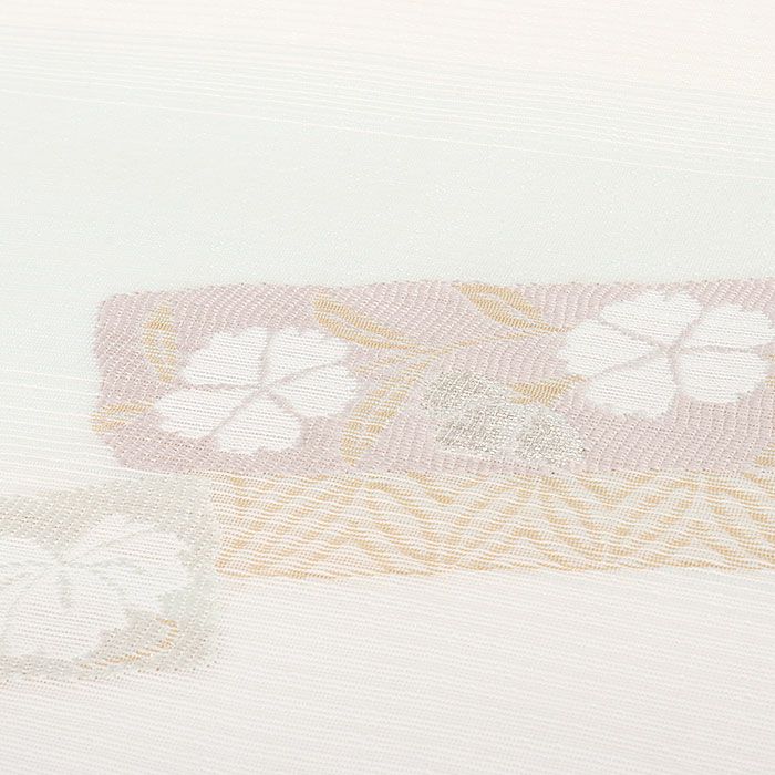 小紋紬色無地御召などのお着物にすぐ使えるお仕立て上がり九寸名古屋帯。春秋冬袷単衣の時期のお着物のお締めいただけます。