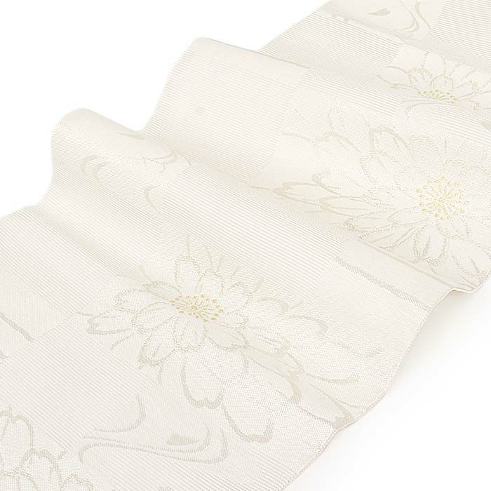 小紋紬色無地御召などのお着物にすぐ使えるお仕立て上がり九寸名古屋帯。春秋冬袷単衣の時期のお着物のお締めいただけます。