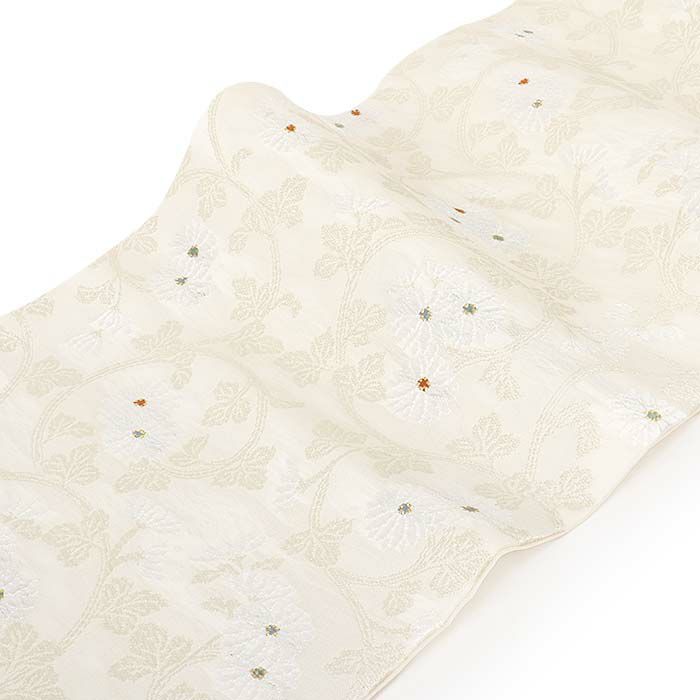 小紋紬色無地御召などのお着物にすぐ使えるお仕立て上がり九寸名古屋帯。春秋冬袷単衣の時期のお着物のお締めいただけます。