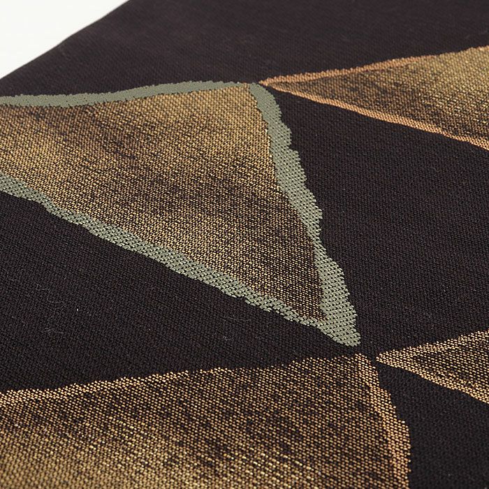 小紋紬色無地御召などのお着物にすぐ使えるお仕立て上がり九寸名古屋帯。春秋冬袷単衣の時期のお着物のお締めいただけます。