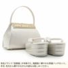 草履バッグセット留袖用訪問着用草履バッグ世美庵Lサイズシルバーゴールドパールコード刺繍3枚芯日本製優花緒2wayかぶせ和洋兼用痛くない色留袖礼装用準礼装フォーマル振袖結婚式パーティーぞうり草履草履バック草履バックセット着物fs