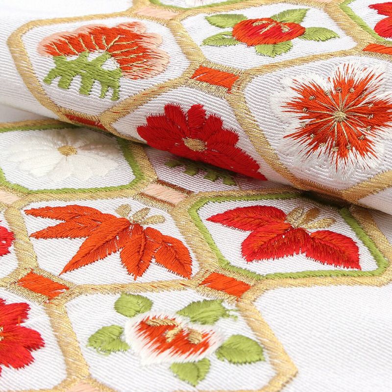 正絹刺繍半襟