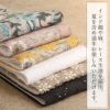 小紋紬色無地御召などのお着物に合わせたいき楽っくの襦袢専用キステオリジナル替え衿。年中通して使えます。春夏秋冬の袷単衣の時期に。
