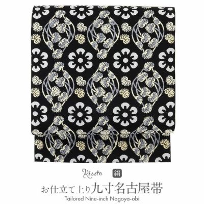 レース 名古屋帯 夏 ＜全2色＞ 日本製 撫松庵 仕立て上がり カジュアル