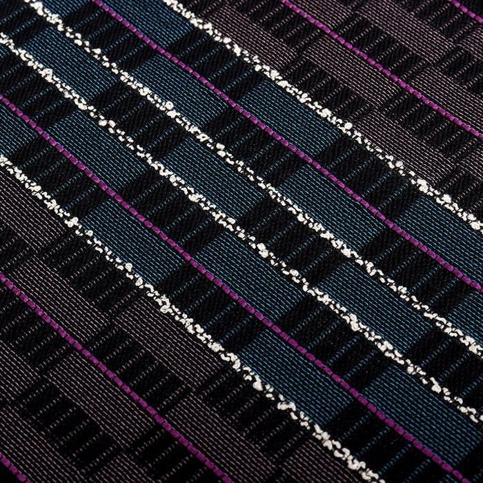 小紋紬色無地御召などのお着物にすぐ使えるお仕立て上がり九寸名古屋帯。春秋冬袷単衣の時期のお着物のお締めいただけます。