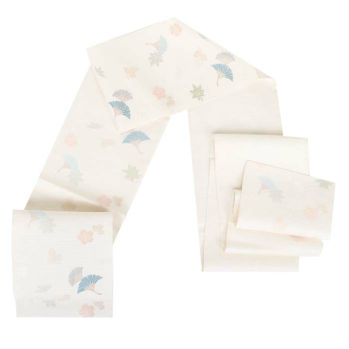 結婚式の黒留袖色留袖や訪問着に合わせたい仕立て上がり袋帯。入学式やお宮参り七五三参り等お子様の行事の礼装にも最適。フォーマルな着物を上品に装う袋帯。