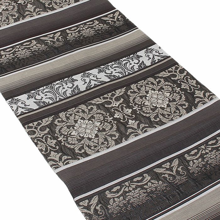 小紋紬色無地御召などのお着物にすぐ使えるお仕立て上がり九寸名古屋帯。春秋冬袷単衣の時期のお着物のお締めいただけます。