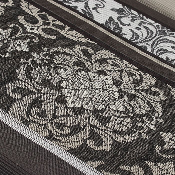 小紋紬色無地御召などのお着物にすぐ使えるお仕立て上がり九寸名古屋帯。春秋冬袷単衣の時期のお着物のお締めいただけます。