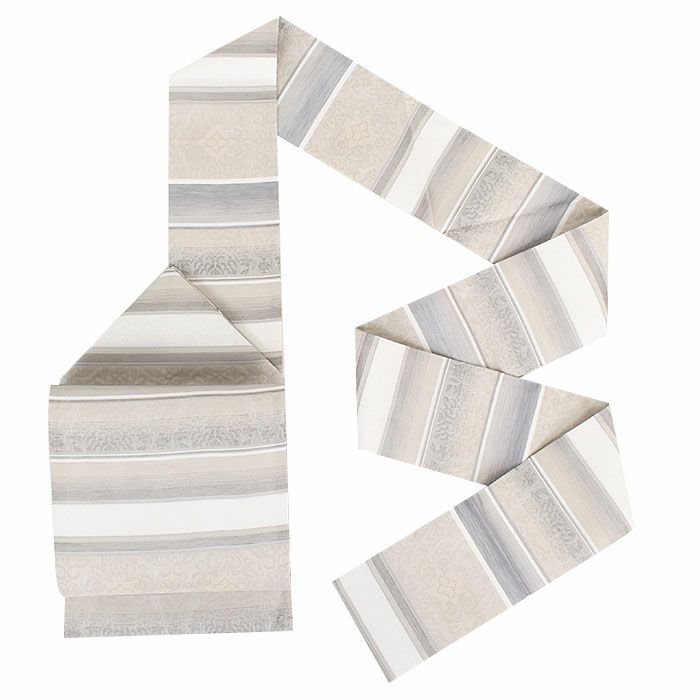 小紋紬色無地御召などのお着物にすぐ使えるお仕立て上がり九寸名古屋帯。春秋冬袷単衣の時期のお着物のお締めいただけます。