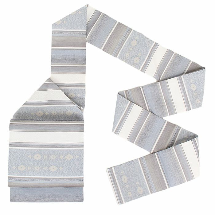 小紋紬色無地御召などのお着物にすぐ使えるお仕立て上がり九寸名古屋帯。春秋冬袷単衣の時期のお着物のお締めいただけます。