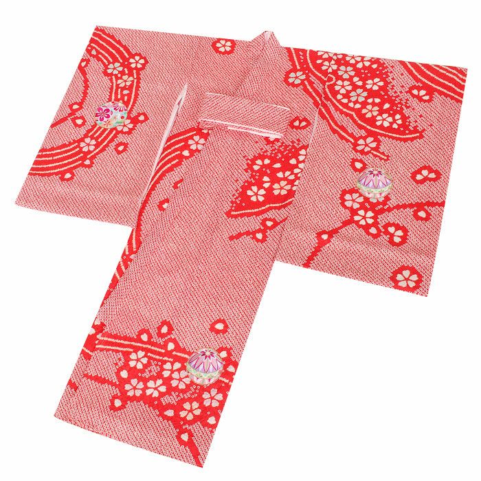 豪華逸品　お宮参り　掛け着　熨斗目　女の子　絞り　鹿の子 豪華逸品 お宮参り 掛け着 熨斗目 女の子 絞り 鹿の子