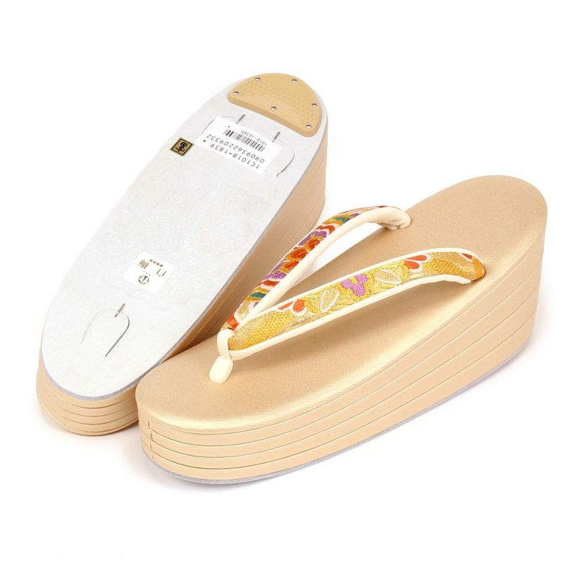 振袖用草履バッグセット 白梅謹製 フリーサイズ Lサイズ 正絹 日本製