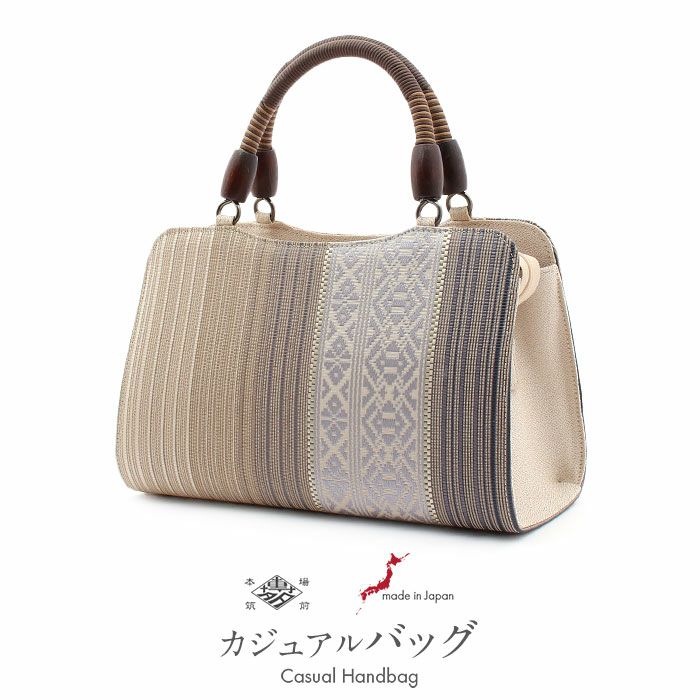 お洒落バッグ普段用華三彩博多織博多絹日本製おしゃれ伝統工芸品カジュアル用小紋紬色無地御召博多織バッグ和装バックきものばっぐ鞄大人上品レディースfs