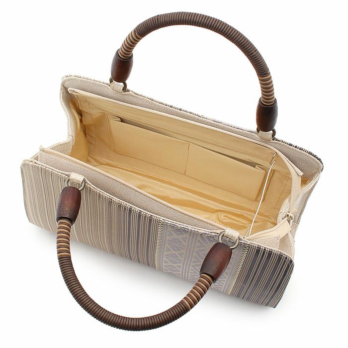 お洒落バッグ普段用華三彩博多織博多絹日本製おしゃれ伝統工芸品カジュアル用小紋紬色無地御召博多織バッグ和装バックきものばっぐ鞄大人上品レディースfs