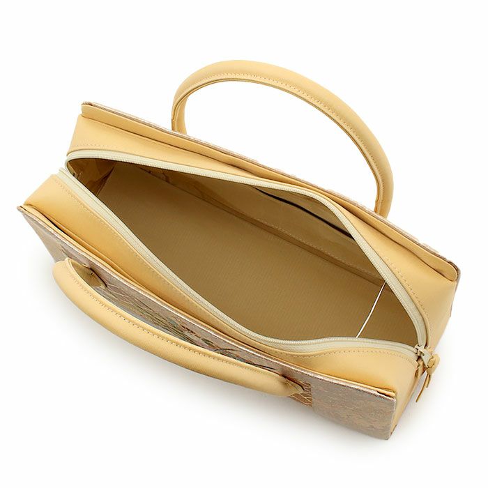 利休バッグ留袖用訪問着用薄橙花葉色金花車蝶金彩正絹生地日本製黒留袖色留袖訪問着礼装用フォーマル色無地付け下げ結婚式お宮参り七五三和装バッグフォーマル着物和装御茶席華道茶道キレイめカジュアル