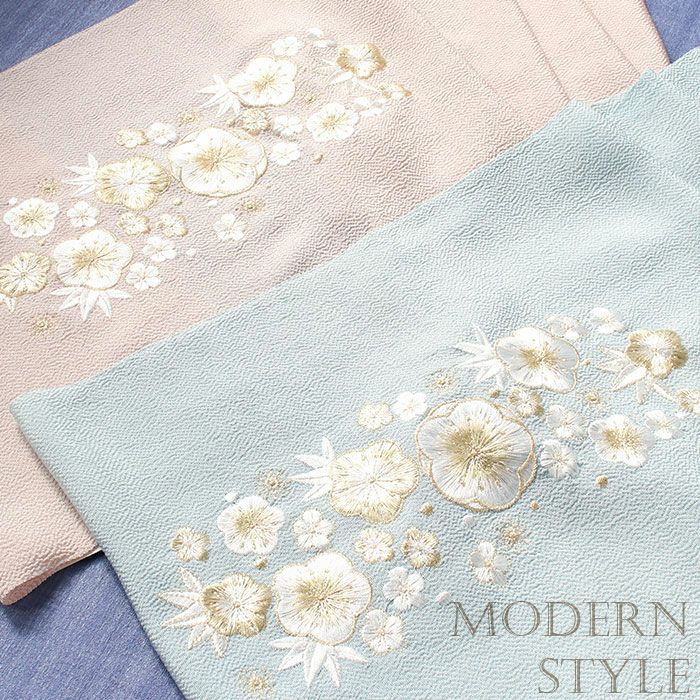 帯揚げ成人式振袖用成人用薄桃薄灰薄緑水色全4色白梅梅笹吉祥柄正絹日本製メール便対応可振袖卒業袴振り袖ママ振おしゃれはたち結婚式おびあげ帯あげ謝恩会結婚式披露宴着物和装小物帯揚ニュアンスカラーくすみカラーfs