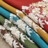 帯揚げ成人式振袖用成人用カラシ青緑エンジ茶緑全5色雪輪松竹梅吉祥柄刺繍正絹日本製メール便対応可振袖卒業袴振り袖ママ振おしゃれはたち結婚式おびあげ帯あげ謝恩会結婚式披露宴着物和装小物帯揚fs
