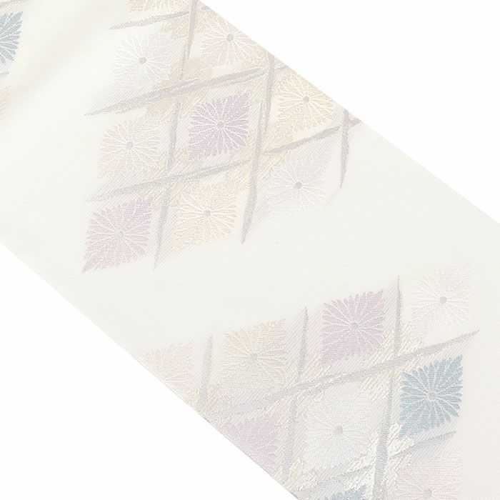 結婚式の黒留袖色留袖や訪問着に合わせたい仕立て上がり袋帯。入学式やお宮参り七五三参り等お子様の行事の礼装にも最適。フォーマルな着物を上品に装う袋帯。