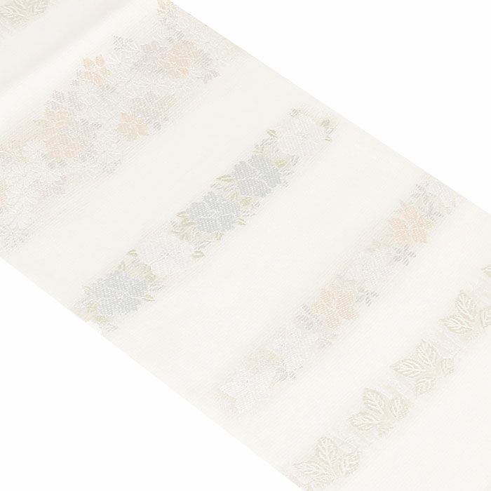 結婚式の黒留袖色留袖や訪問着に合わせたい仕立て上がり袋帯。入学式やお宮参り七五三参り等お子様の行事の礼装にも最適。フォーマルな着物を上品に装う袋帯。