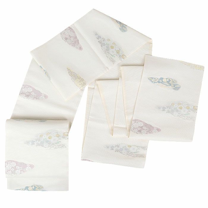 結婚式の黒留袖色留袖や訪問着に合わせたい仕立て上がり袋帯。入学式やお宮参り七五三参り等お子様の行事の礼装にも最適。フォーマルな着物を上品に装う袋帯。