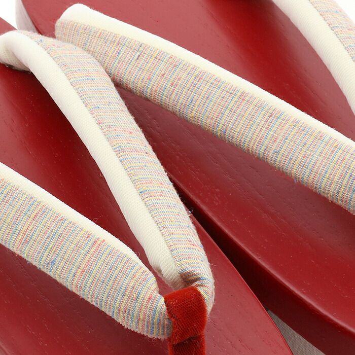 下駄レディース浴衣用ゆかた用Mサイズ木目カラー塗下駄赤黄青レッドイエローブルー桐下駄花緒縞二枚歯高級桐下駄日本製女性女性用げた軽いおしゃれカラフルかわいい普段普段履き残暑