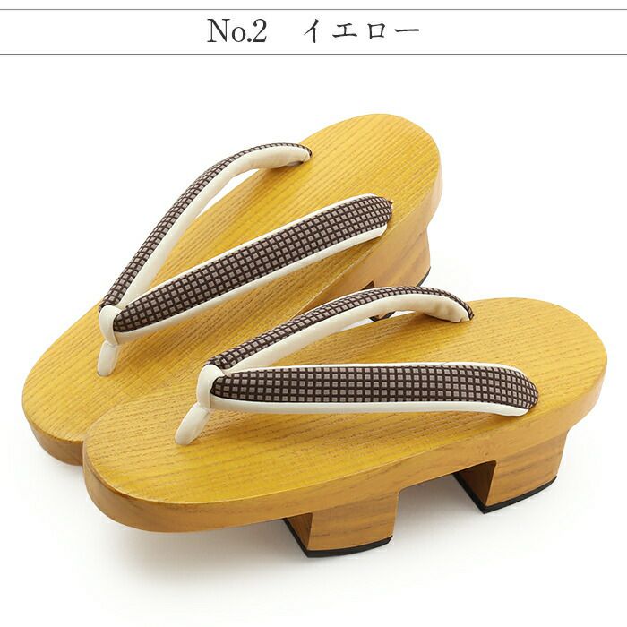 下駄レディース浴衣用ゆかた用Mサイズ木目カラー塗下駄赤黄青レッドイエローブルー桐下駄花緒縞二枚歯高級桐下駄日本製女性女性用げた軽いおしゃれカラフルかわいい普段普段履き残暑