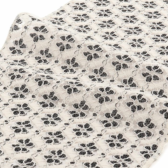 半襟半衿普段用全3色グレーベージュブラックレース小花綿ナイロンポリエステル日本製春夏秋冬メール便対応可カジュアル小紋紬色無地御召茶道華道お稽古和装通販購入シアー透け感お洒落かわいいモダン花レース繊細