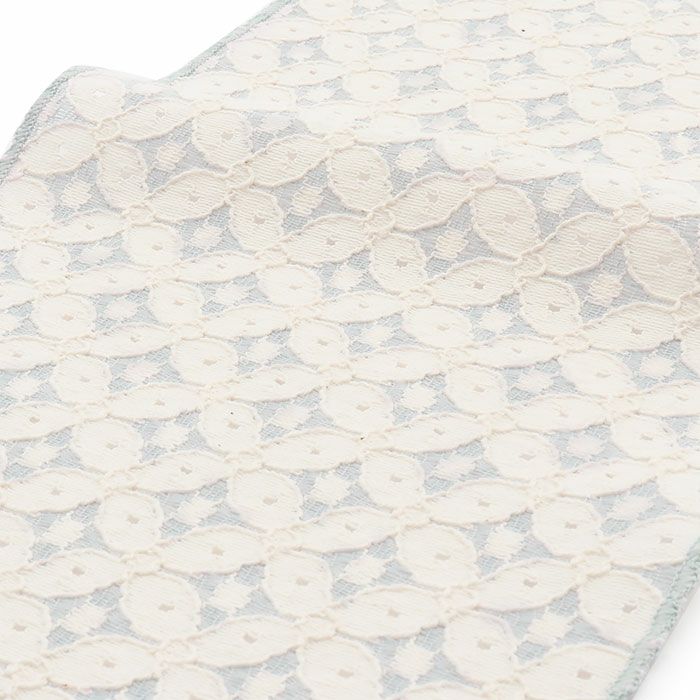 半襟半衿普段用全4色グレーブラックベージュオフホワイトレース七宝綿ナイロンポリエステル日本製春夏秋冬メール便対応可カジュアル小紋紬色無地御召茶道華道お稽古和装通販購入シアー透け感お洒落かわいいモダン繊細