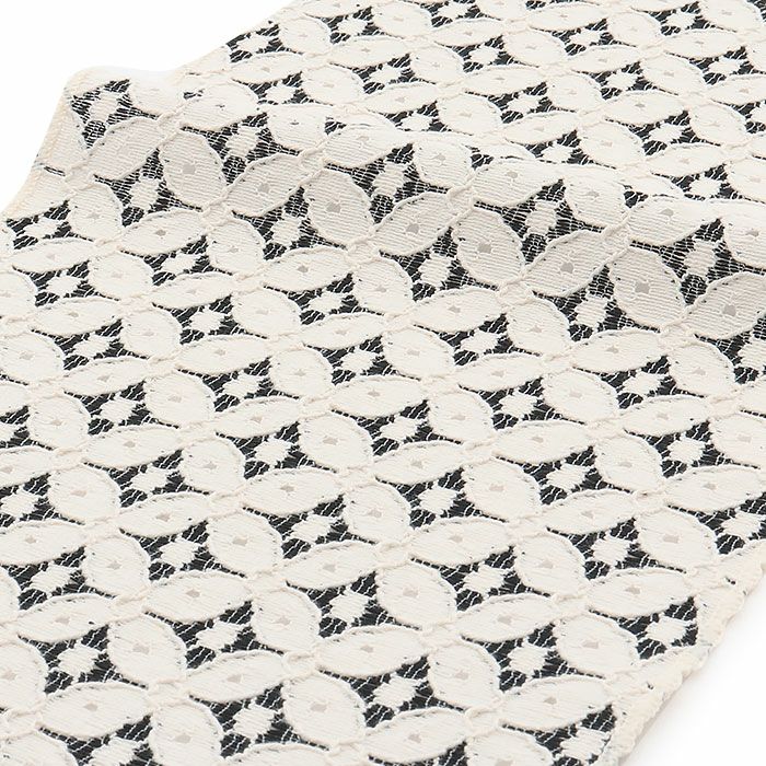 半襟半衿普段用全4色グレーブラックベージュオフホワイトレース七宝綿ナイロンポリエステル日本製春夏秋冬メール便対応可カジュアル小紋紬色無地御召茶道華道お稽古和装通販購入シアー透け感お洒落かわいいモダン繊細