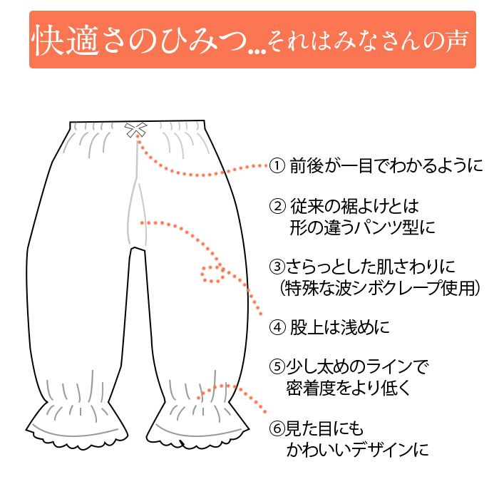 裾よけさらっとLINEステテコパンツ型裾よけ綿MLLLサイズ白ホワイトレース付きクレープメール便対応可レディース和装小物着付け小物着付小物和装着物肌着和装下着すそよけ裾除け結婚式披露宴成人式卒業式入学式お宮参り下ばきインナー洋装