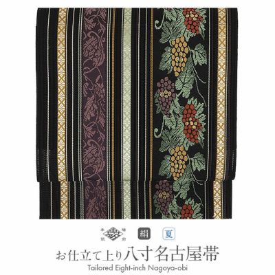 エイリアン様専用星夏帯絽綴れ名古屋帯□金銀彩ベージュ◇正絹