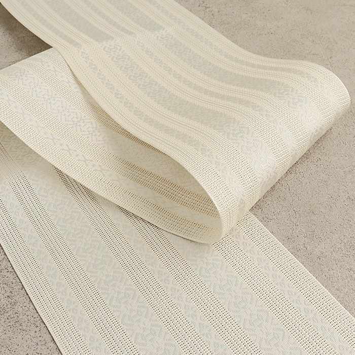 夏帯半幅帯単衣帯紗白黒紺黄色生成り献上ポリエステル日本製小紋夏着物カジュアル着物浴衣ゆかた長尺4m大人おとな女性レディース帯