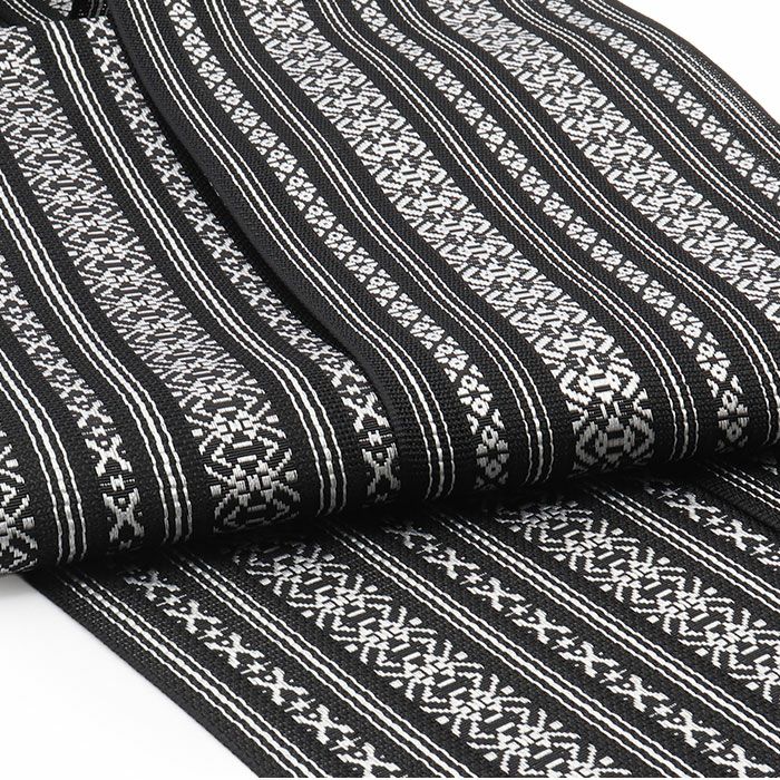 夏帯半幅帯単衣帯紗白黒紺黄色生成り献上ポリエステル日本製小紋夏着物カジュアル着物浴衣ゆかた長尺4m大人おとな女性レディース帯