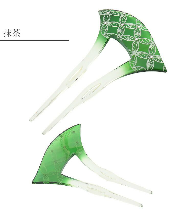 かんざし簪二本挿しバチ型クリアかんざしブルーレッドグリーンクリアラインストーン七宝夏用夏浴衣ゆかた単衣薄物夏着物日本製メール便対応可普段用カジュアル用小紋紬色無地茶道華道お稽古和装通販購入ヘアアクセサリー透明残暑