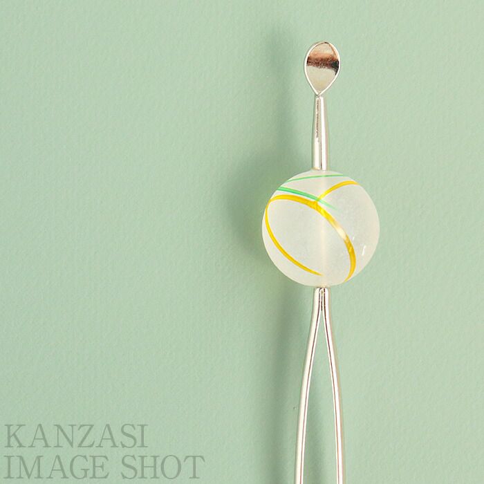 かんざし簪二本挿しブルーピンクイエロー夏用夏浴衣ゆかた単衣薄物夏着物日本製メール便対応可普段用カジュアル用小紋紬色無地和装通販購入ヘアアクセサリー変り玉擦りガラス風アクリル樹脂半透明涼やか夏祭り水風船ヨーヨー残暑