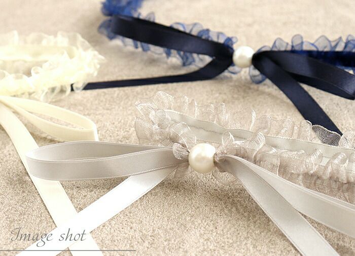 飾り紐ゆかた紐リボンパールフリル水色紺白黄グレーピンク全6色小粒パールリボンゆかた浴衣夏着物お洒落着小紋紬メール便対応可普段用カジュアル用和装通販購入帯締めかざりひも帯飾りお洒落かわいい上品モダンギャザーオーガンジー