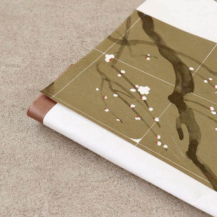 たとう紙帯文庫和紙中帯長襦袢浴衣羽織七五三お衣装薄茶京の薫り日本製たとうしたとうがみ畳紙畳み紙帖紙多当紙キモノ文庫四つ手薄紙付き小窓付き着付け小物和装和装小物着物浴衣折らずに発送