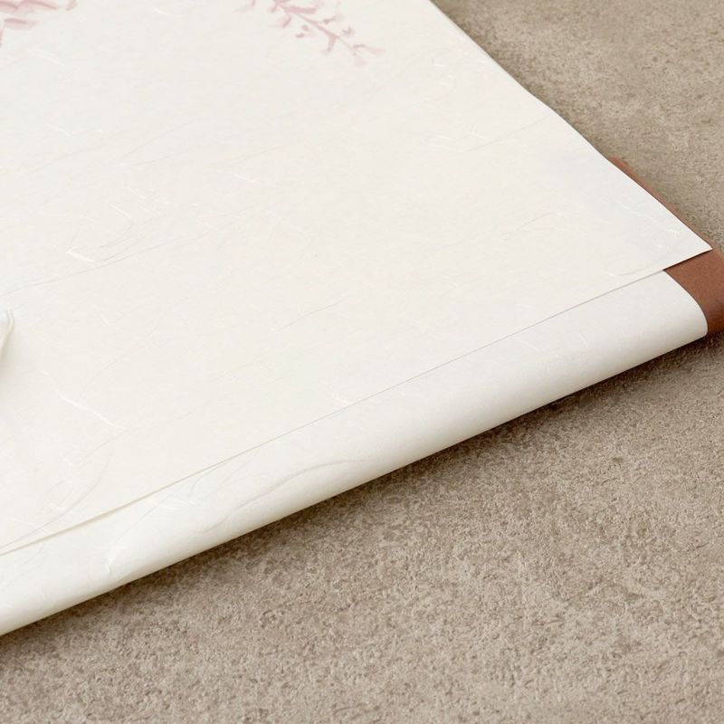 たとう紙帯文庫和紙中帯長襦袢浴衣羽織七五三お衣装薄茶京の薫り日本製たとうしたとうがみ畳紙畳み紙帖紙多当紙キモノ文庫四つ手薄紙付き小窓付き着付け小物和装和装小物着物浴衣折らずに発送