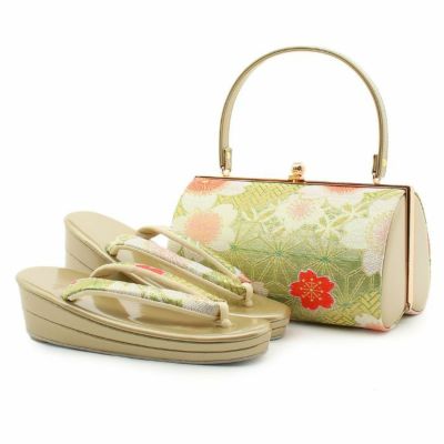 ⭐️コメント欄必見！振袖フルセット＋草履バッグセット＋ファー付き　正絹　成人式 楽天市場】 草履・下駄・バッグ > 草履バッグセット > 振袖向き
