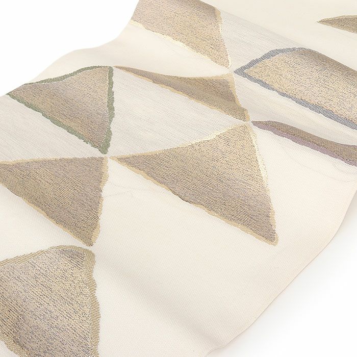 小紋紬色無地御召などのお着物にすぐ使えるお仕立て上がり九寸名古屋帯。春秋冬袷単衣の時期のお着物のお締めいただけます。