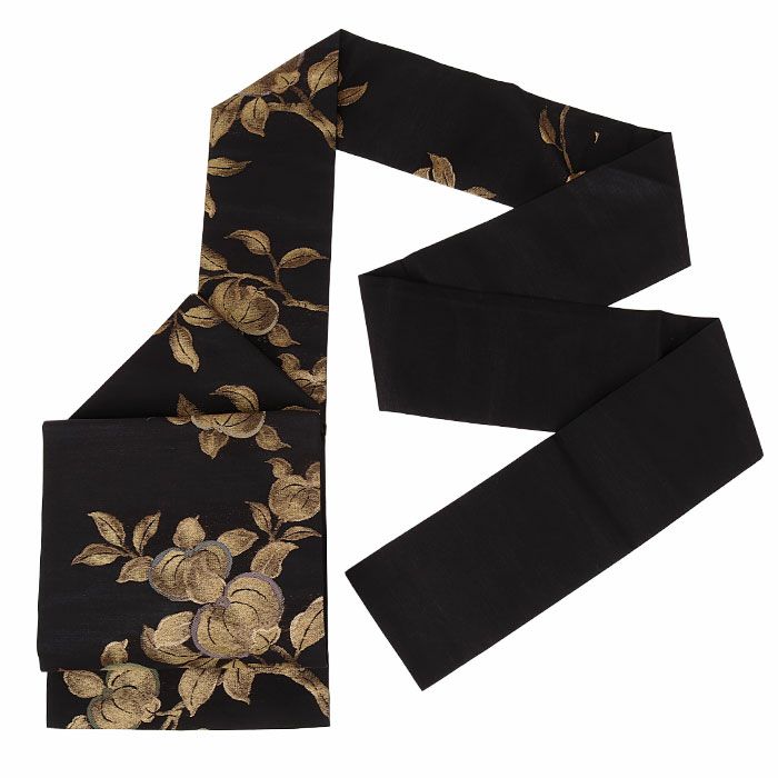 小紋紬色無地御召などのお着物にすぐ使えるお仕立て上がり九寸名古屋帯。春秋冬袷単衣の時期のお着物のお締めいただけます。