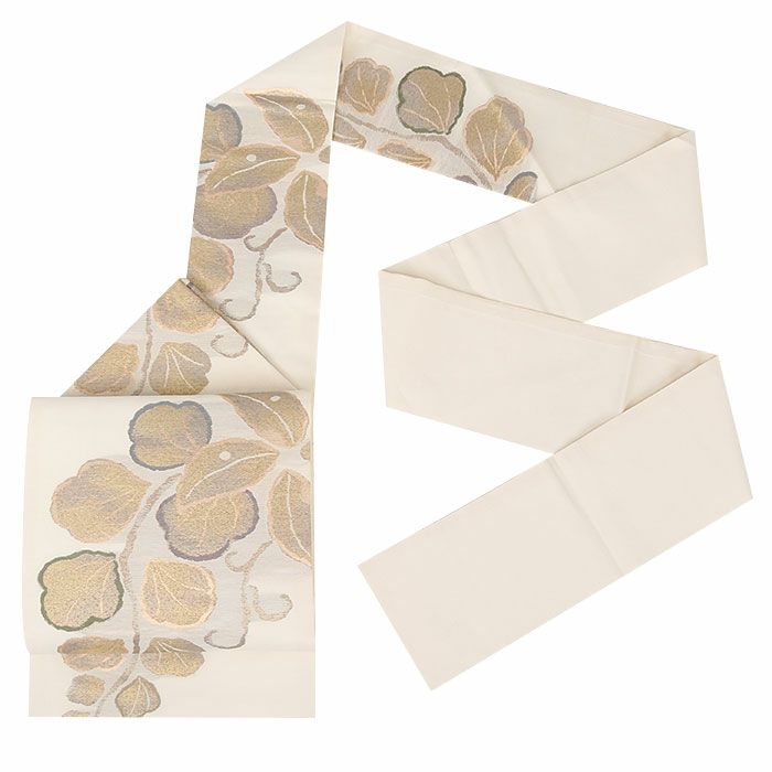 小紋紬色無地御召などのお着物にすぐ使えるお仕立て上がり九寸名古屋帯。春秋冬袷単衣の時期のお着物のお締めいただけます。