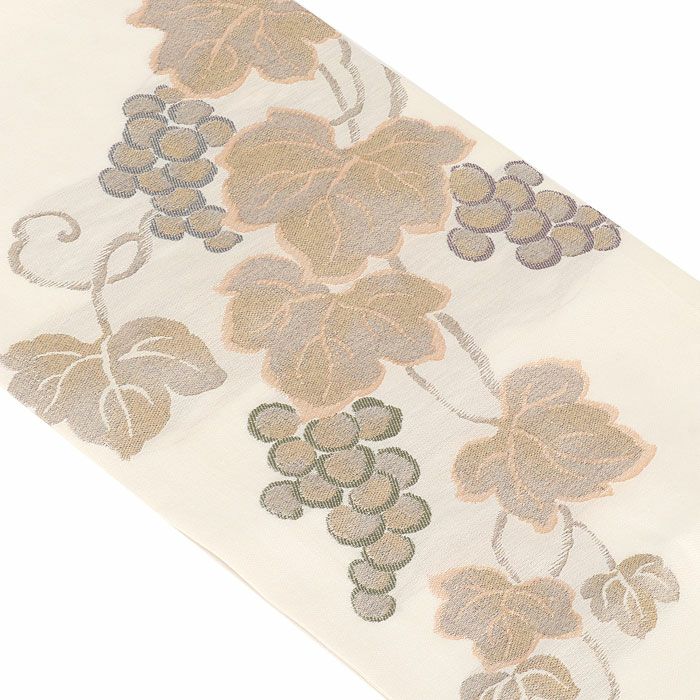 小紋紬色無地御召などのお着物にすぐ使えるお仕立て上がり九寸名古屋帯。春秋冬袷単衣の時期のお着物のお締めいただけます。