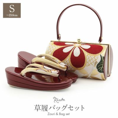 振袖 草履バッグセット 成人式 草履バッグセット 振袖用 フリー L