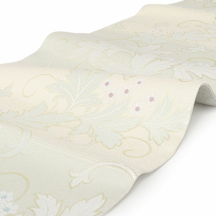 小紋紬色無地御召などのお着物にすぐ使えるお仕立て上がり九寸名古屋帯。春秋冬袷単衣の時期のお着物のお締めいただけます。