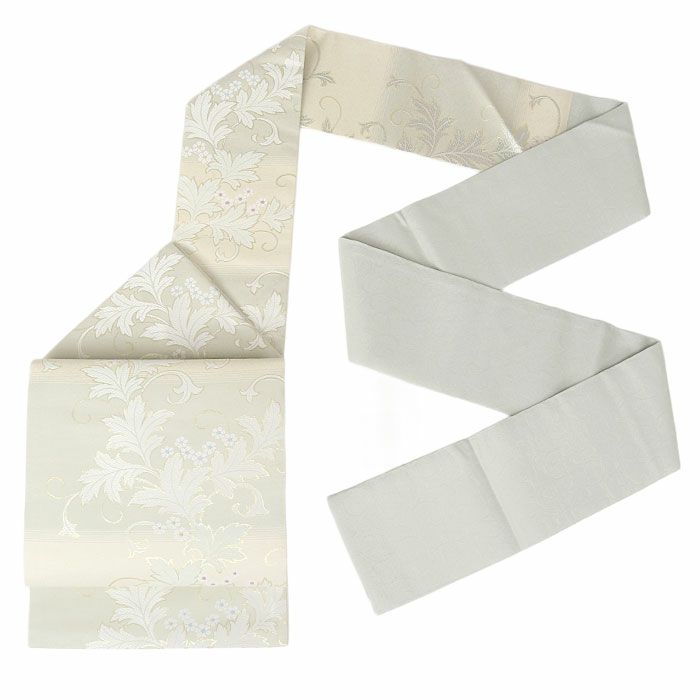 小紋紬色無地御召などのお着物にすぐ使えるお仕立て上がり九寸名古屋帯。春秋冬袷単衣の時期のお着物のお締めいただけます。