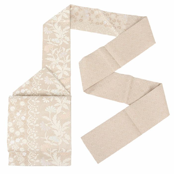 小紋紬色無地御召などのお着物にすぐ使えるお仕立て上がり九寸名古屋帯。春秋冬袷単衣の時期のお着物のお締めいただけます。