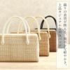 利休バッグバッグ普段着用カジュアル用レディースアイボリーブラック黒ベージュブラウン焦げ茶全4色日本製お茶席茶会利休色無地礼装小紋小紋御召紬ボストン夏バックナチュラルカラーメッシュ夏のお出掛け上品カジュアル